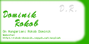 dominik rokob business card